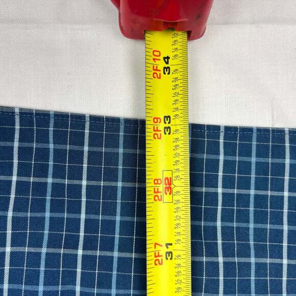 Eddie Bauer Shirt XXXL Blue Plaid Button Down Cotton Wrinkle Resistant Men - Picture 10 of 10